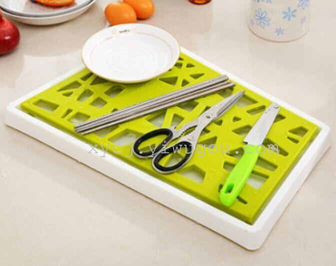 Multi-functional cutting board, creative draining cutting board, defrosting cutting board, dish storage, draining bowl rack, factory direct sales details Picture