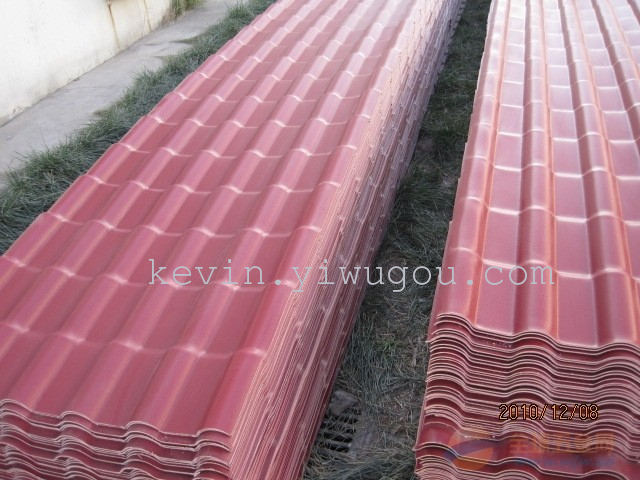 Color steel tile, PVC resin tile, synthetic resin tile Specification image