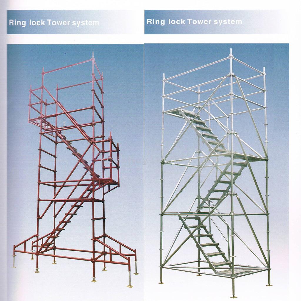Scaffolding manufacturers produce various types of scaffolding, including construction scaffolding
