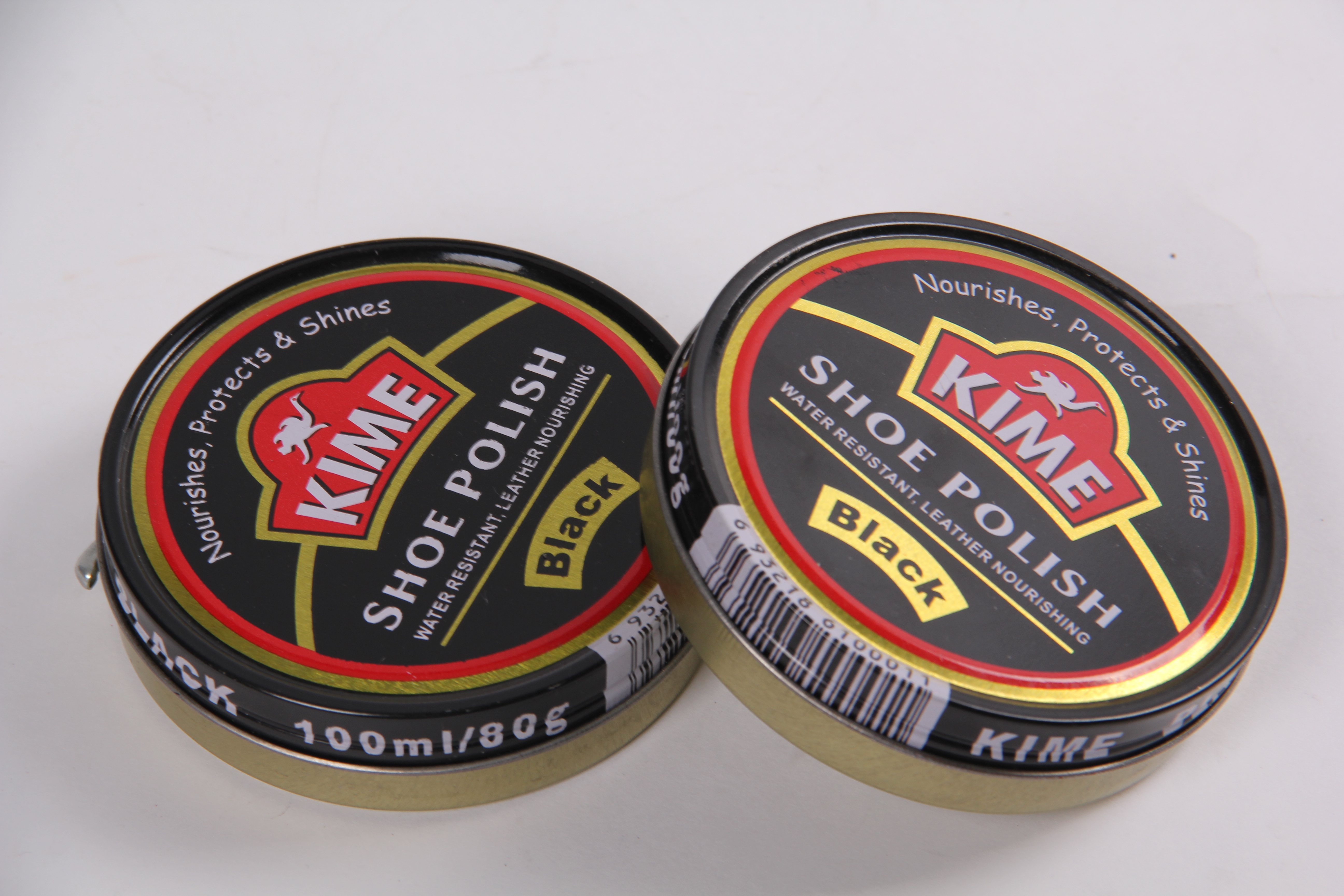 The manufacturer's best-selling high-quality tin box shoe polish, genuine leather care shoe polish KIME thumbnail