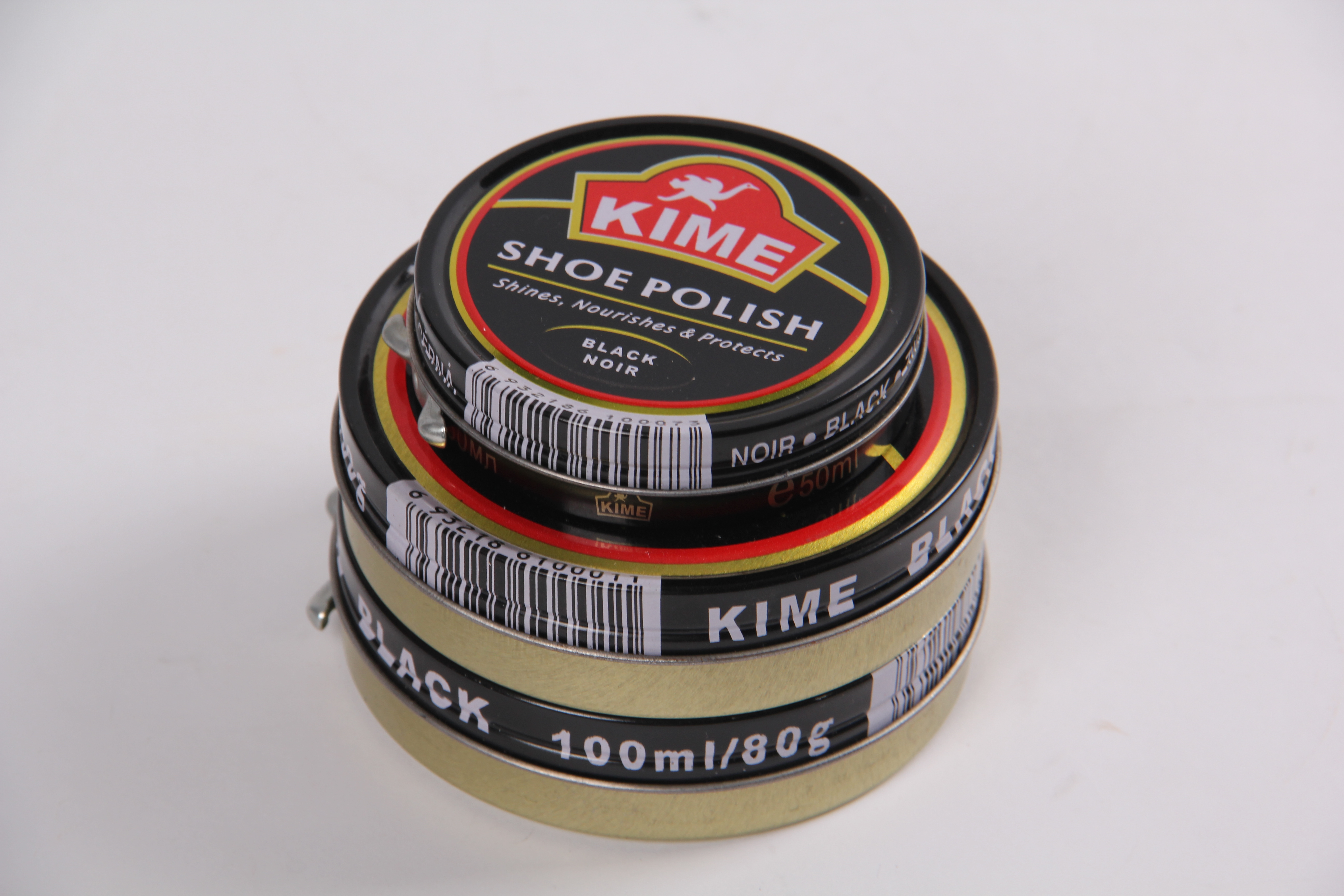 The manufacturer's best-selling high-quality tin box shoe polish, genuine leather care shoe polish KIME details Picture