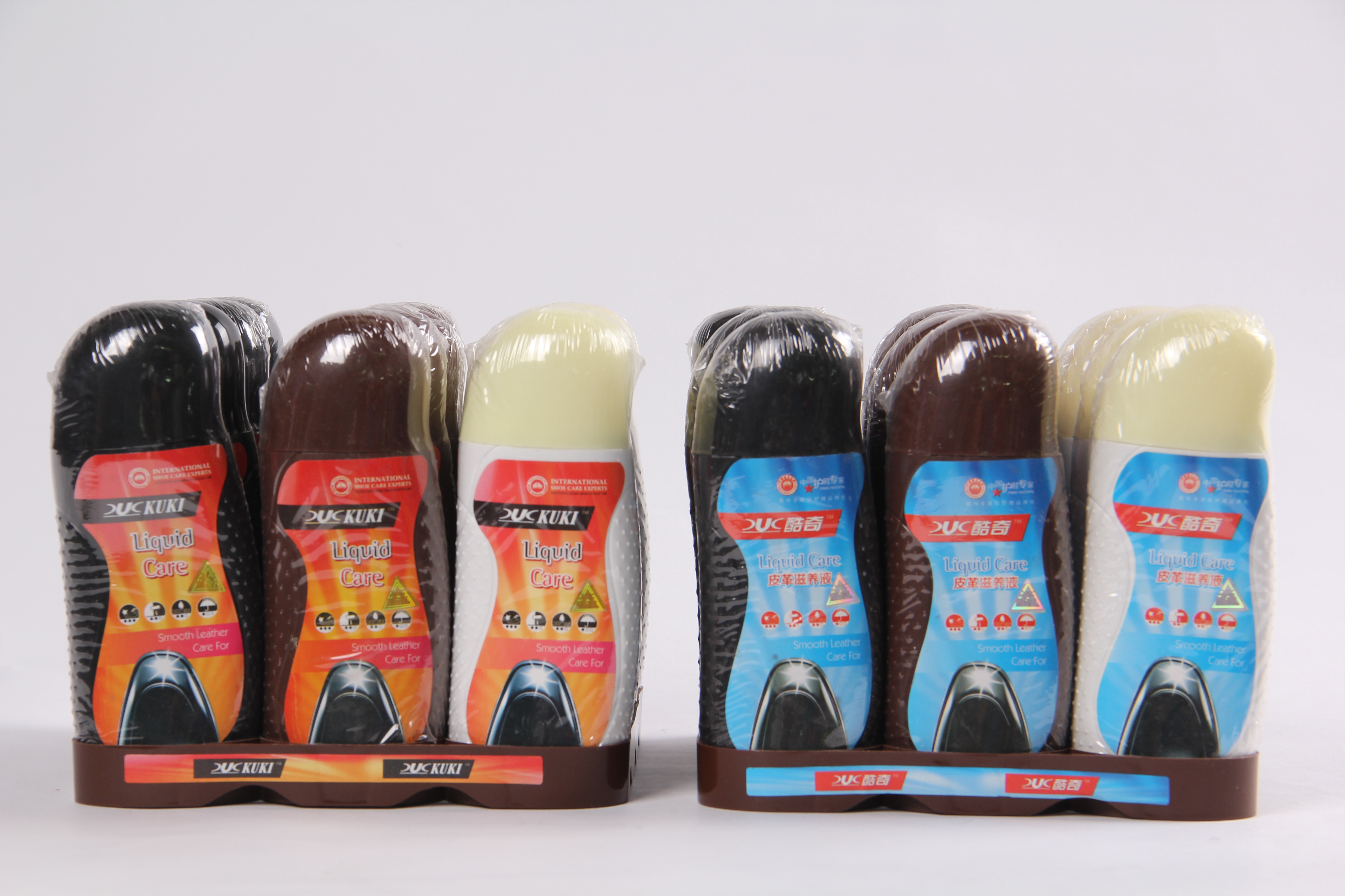 Wholesale shoe polish, water-based shoe polish, liquid shoe polish, brown, colorless, black water-based shoe polish, Shen Guang full figure