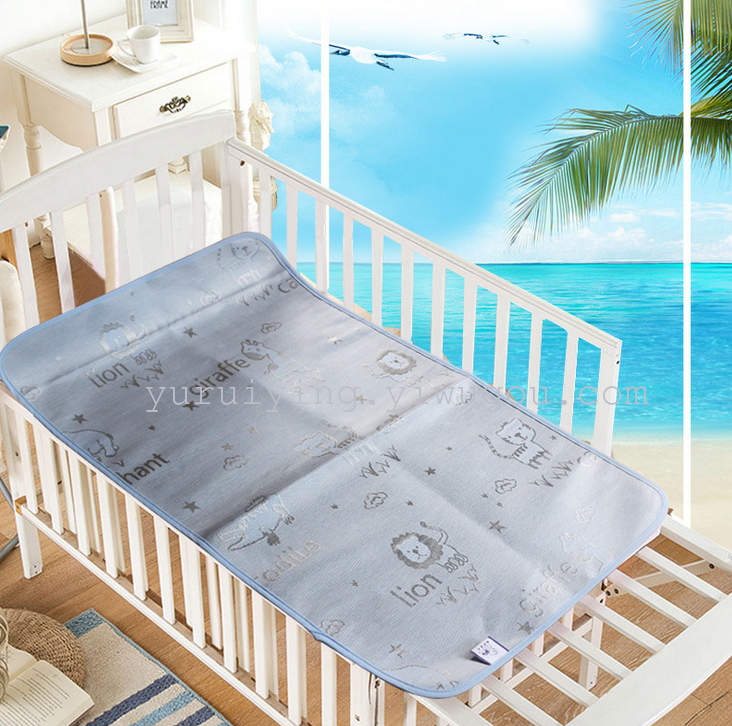 宝宝清凉一夏婴儿防水尿垫竹纤维冰丝床垫享舒适宝宝凉席厂家直销