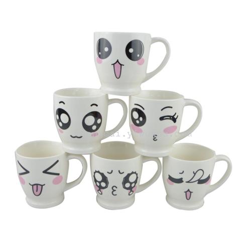 新款陶瓷咖啡烤花杯　广告促销陶瓷杯　礼品杯图