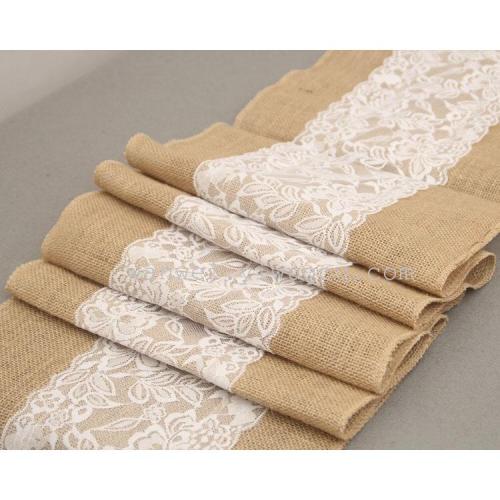 Packaging lace edge linen table flag flower packaging products