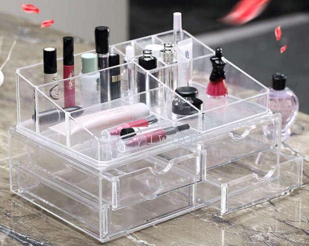 Multi-compartment desktop organizing box, small item storage box, jewelry and makeup box
