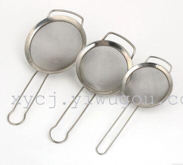 Specializing in the production of high-quality stainless steel wide-edge oil drain filter spoons for bird's nest and soy milk and baking workers details Picture