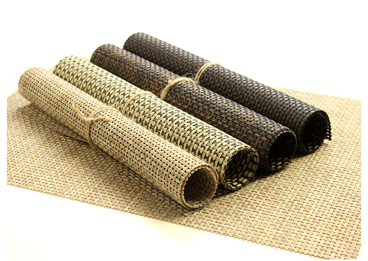 High-end pvc placemats, table MATS, heat insulation MATS, bowl MATS, cup MATS, anti-slip and multiple types Specification image