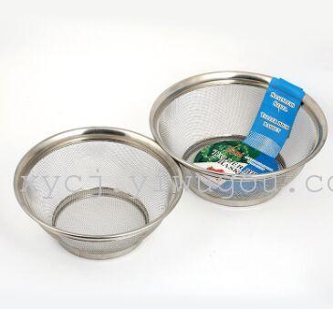 28cm stainless steel high-edge net basket, vegetable and fruit basket, fruit basket, kitchenware Specification image