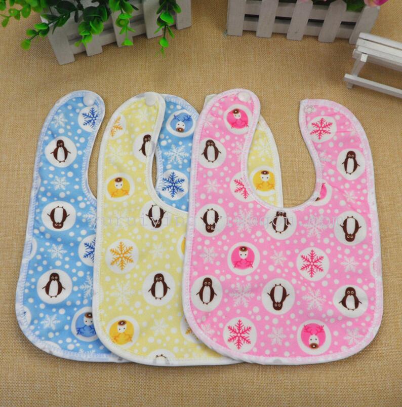 Factory direct sales of baby plush cartoon bibs, baby waterproof wipes in multiple mixed colors details Picture