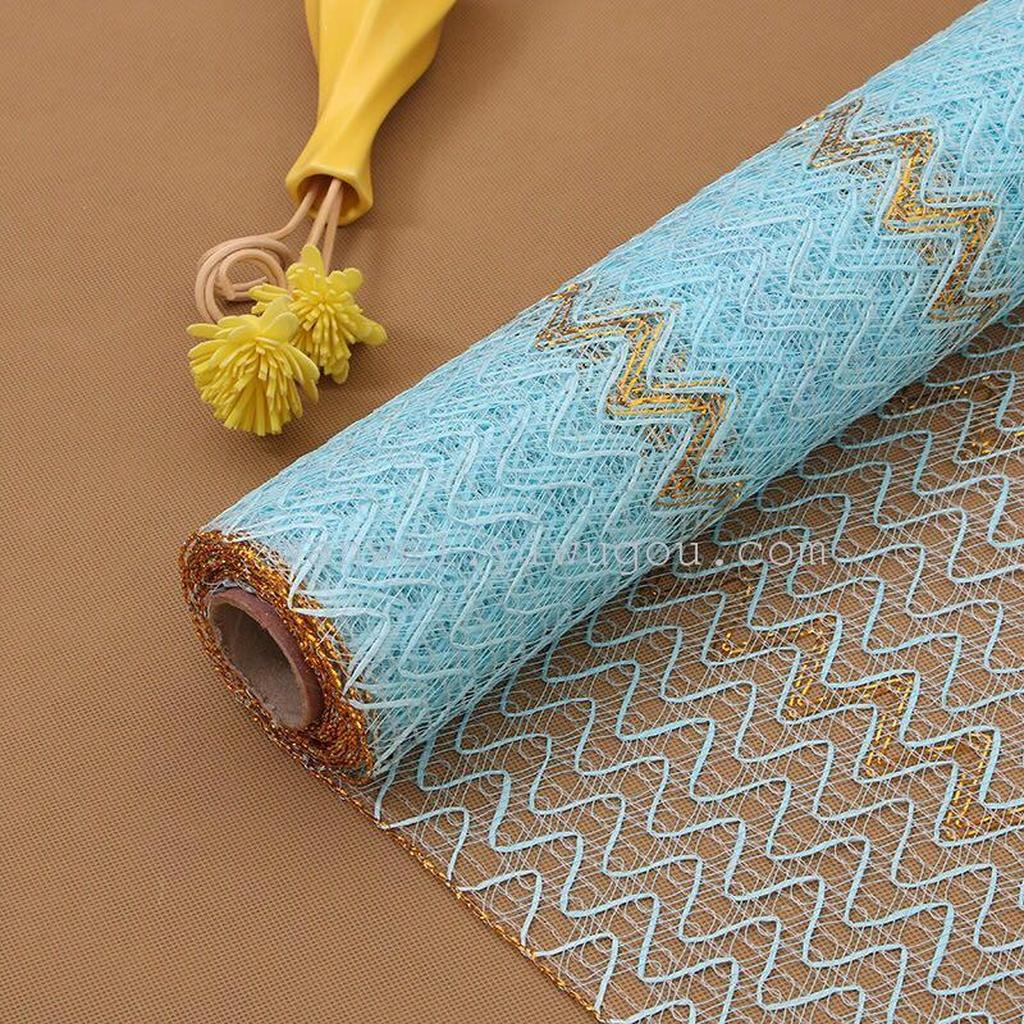 W mesh flower packaging material details Picture