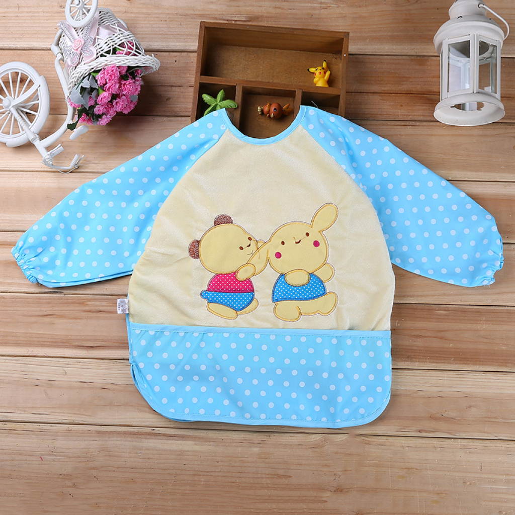 Autumn and winter baby coverings for boys and girls, children's reversible clothing, baby waterproof and feeding clothes, autumn and winter pocket jackets and protective clothes details Picture