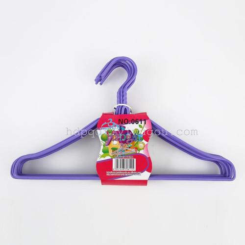 0611工厂直销衣架 钢丝衣架 浸塑衣架 金属衣架