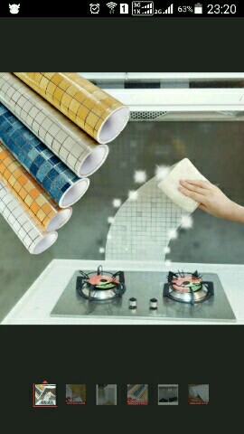 Home decoration sticker 5 meters kitchen lampblack sticker glass sticker