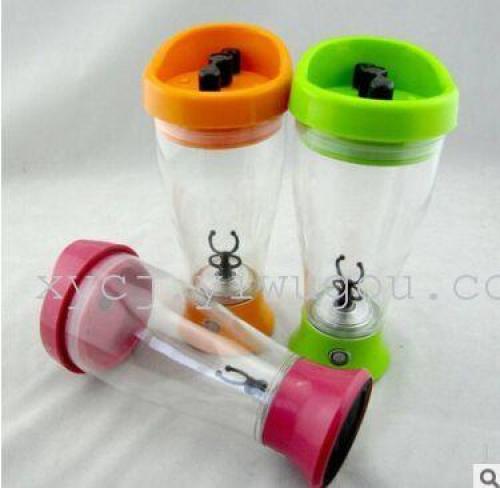 Direct for creative 3 color automatic stirring plastic cup lazy cup electric coffee cup fruit milk rotary cup