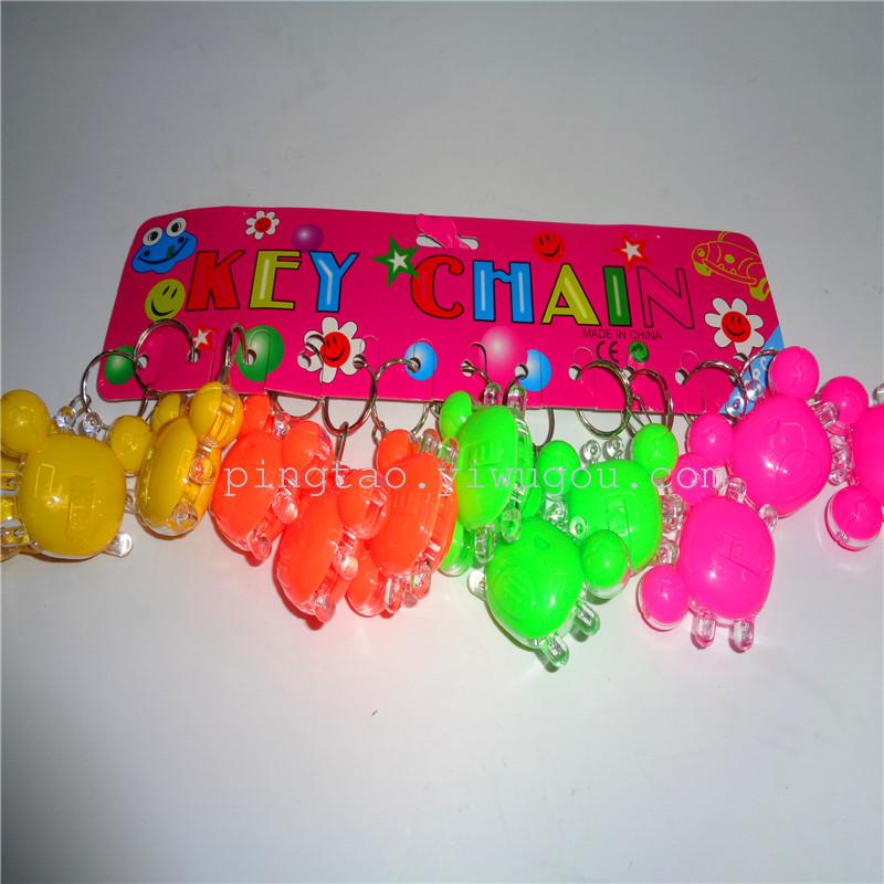 Children's toy, little crab keychain light, gift, LED night light, luminous pendant, factory direct sales details Picture