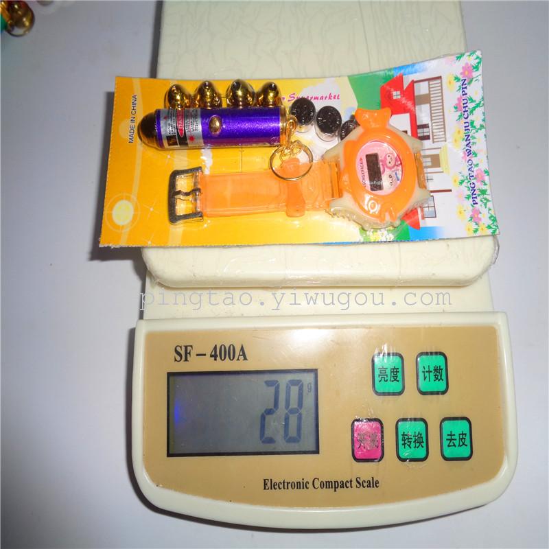 Children's plastic toy keychains, LED night lights, gifts, five-head laser plus fish watches, factory direct sales Application Scenario