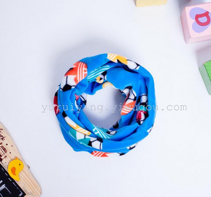 New baby super soft new children's cartoon printed velvet neck scarf for winter warmth, factory direct sales Application Scenario