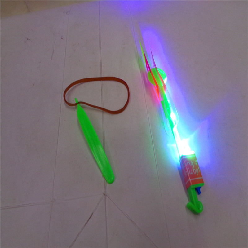 Children's plastic toys, gifts, LED night lights, blue lights, little flying arrows, street stall supply, factory direct sales Specification image
