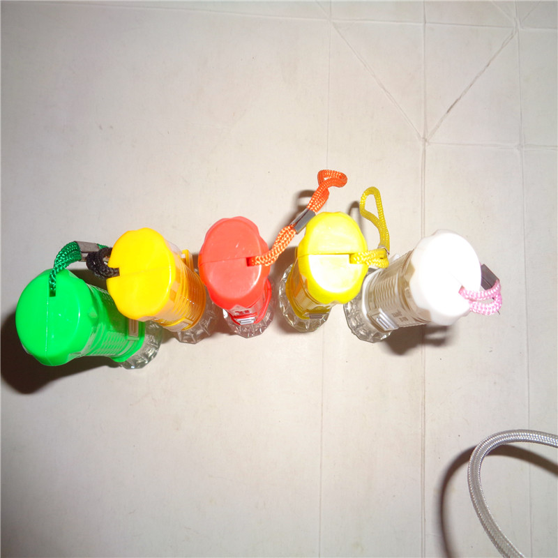 Children's plastic toy keychain lights, free gifts, LED night lights, luminous pendants, flashlights, factory direct sales details Picture