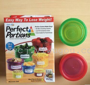 Diet control lunch box Perfect Portions portable lunch box details Picture