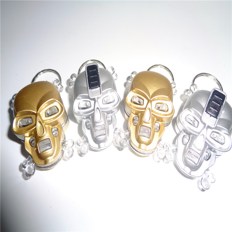 Children's toy keychain 1102 ghost head lamp as a gift, LED night light for illumination, direct sales from the manufacturer details Picture
