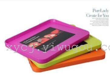 Colorful double-sided storage multi-functional inclined anti-slip cutting board tray