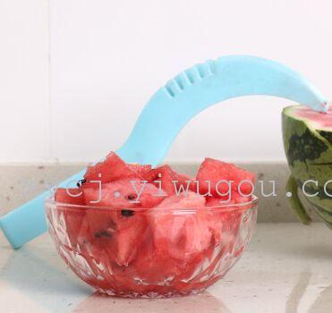 Candy-colored watermelon cutter, large fruit Hami melon divider, fruit knife, multi-functional watermelon pulp remover Specification image