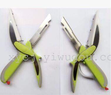 Second generation multifunctional food scissors Vegetable scissors Portable multifunctional kitchen scissors Smart scissors thumbnail