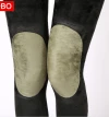 Temperature-changing magnetic therapy warm uterus knee protection nylon one-piece pants for autumn and winter with fleece and thickened leggings Specification image