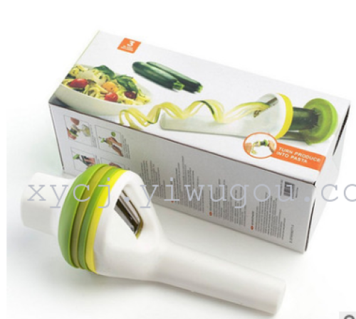 New three-in-one funnel shredder, kitchen shredder, spiral shredder and grater