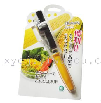 Stainless steel corn peeler, creative corn thresher, grain peeler, hand-cranked, small household kitchen tool