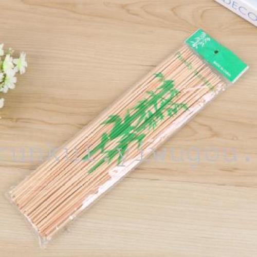Manufacturers direct 30mm*25 barbecue skewer lamb skewer squid stick round bamboo skewer Yiwu bamboo skewer