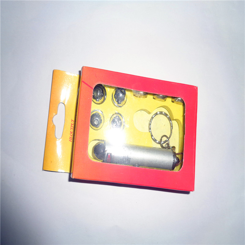 Toy five-head hard box, laser gift, keychain, LED night light, illuminated street stall, factory direct sales