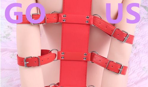 成人用品排骨皮革手铐颈套束缚反背绑手情趣用品