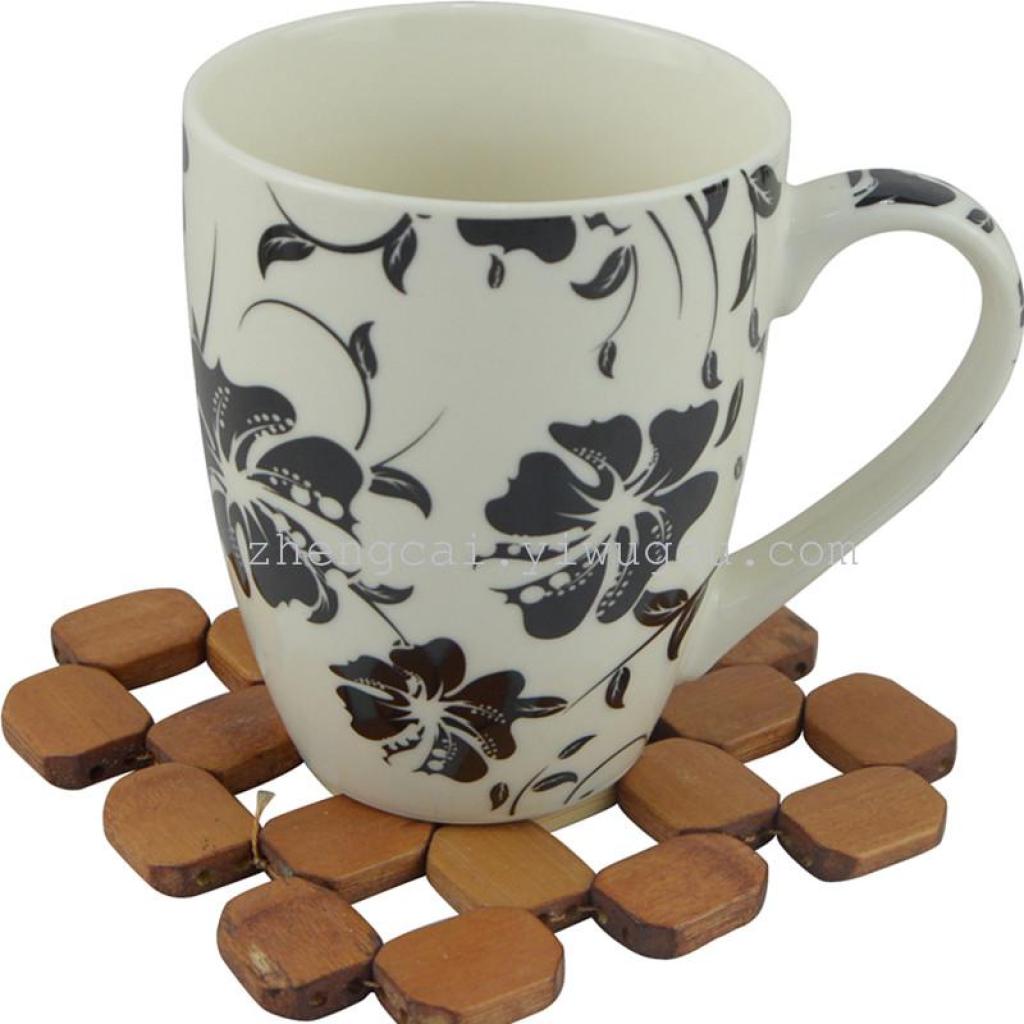 Factory direct supply of ceramic baked flower cups, LOGO customization cups, OEM customization details Picture