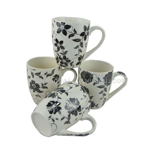 Factory direct supply of ceramic baked flower cups, LOGO customization cups, OEM customization
