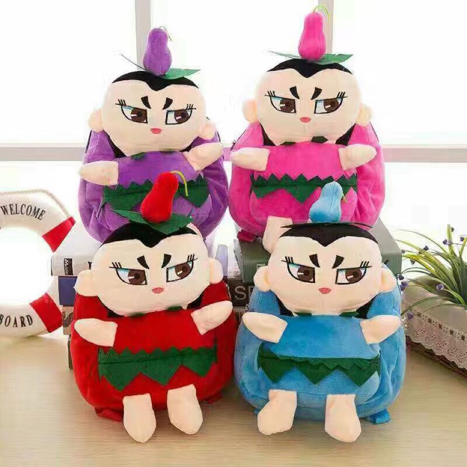 Plush toy bags, children's schoolbags, girls' doll bags, cartoon bags, unicorn schoolbags, backpacks, children's bags details Picture