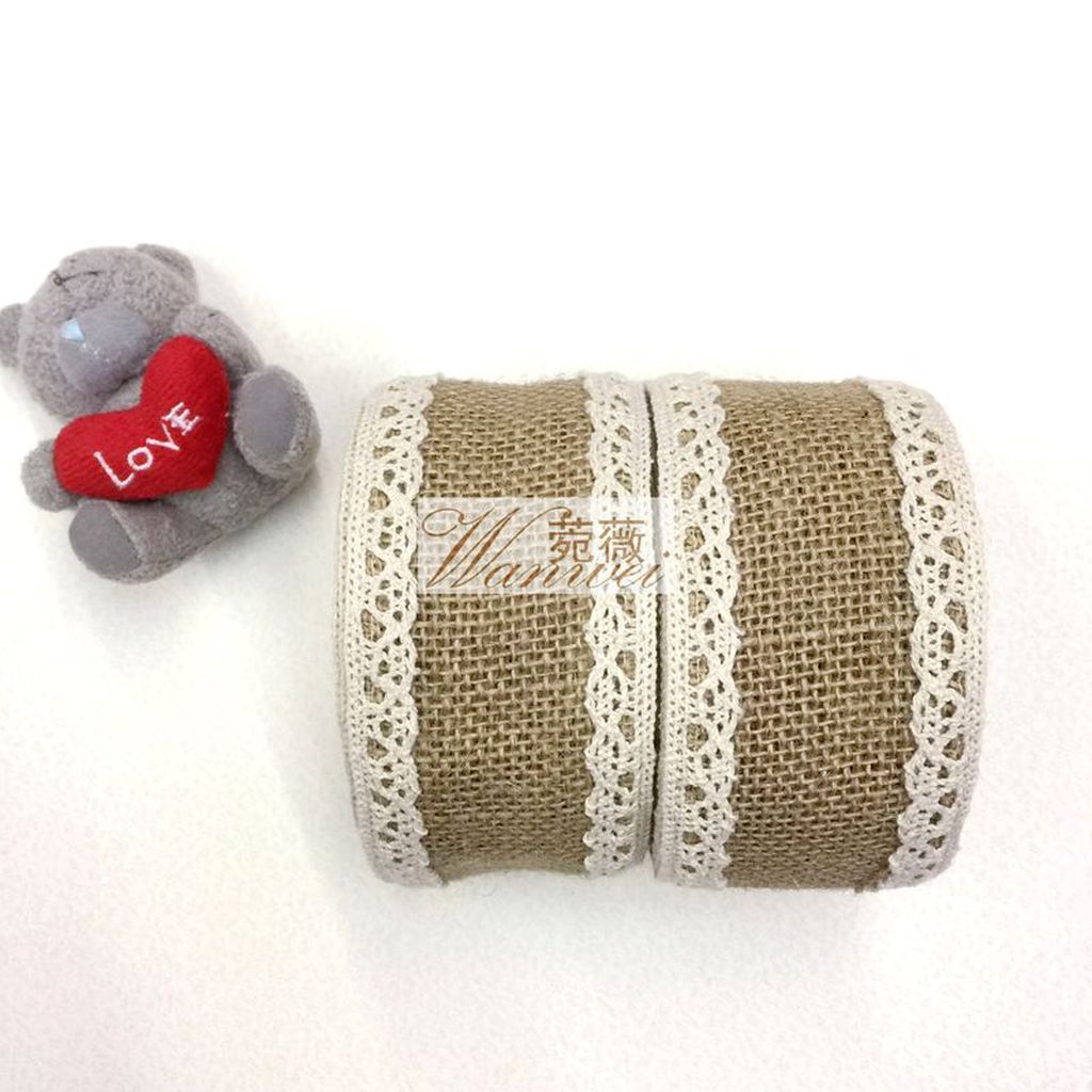 Lace edge, linen roll, cotton embroidered edge flower packaging material Specification image