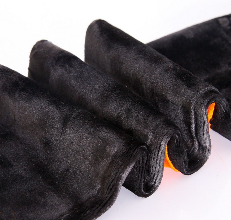Nylon super soft one-piece waist support, fleece and thickened women's thermal leggings 400g Specification image