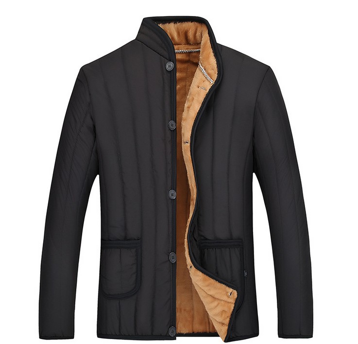 Cotton-padded men's clothing with fleece, cotton-padded jackets for the elderly, dad's clothes, winter cotton clothes, grandpa's clothes Application Scenario