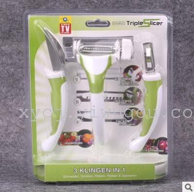 Kitchen shredder Creative 3-in-1 planer 3-piece planer leather knife set