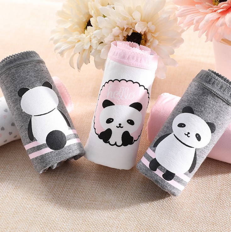 Miss Nala's 5-pair women's underwear, pure cotton mid-waist, cute girls' triangle pants Application Scenario