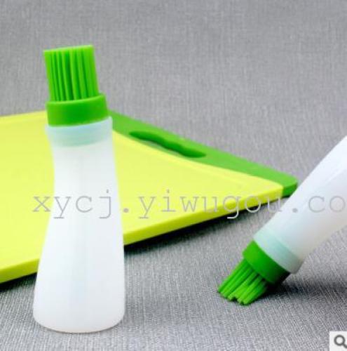 Japan high temperature resistant silicone oil brush oil bottle brush oil pot set kitchen barbecue brush baking control brush