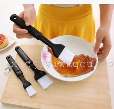 Home baking tools Barbecue brush Oil brush Long handle heat resistant silicone cooking brush