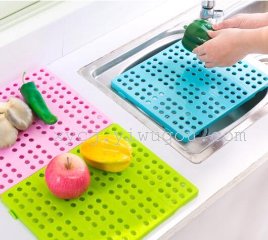Plastic drain rack Sink drain dish rack Kitchen supplies seasoning rack cutlery dish rack