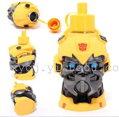 Factory direct sales of the world popular Transformers Bumblebee/Optimus Prime stainless steel thermos cup