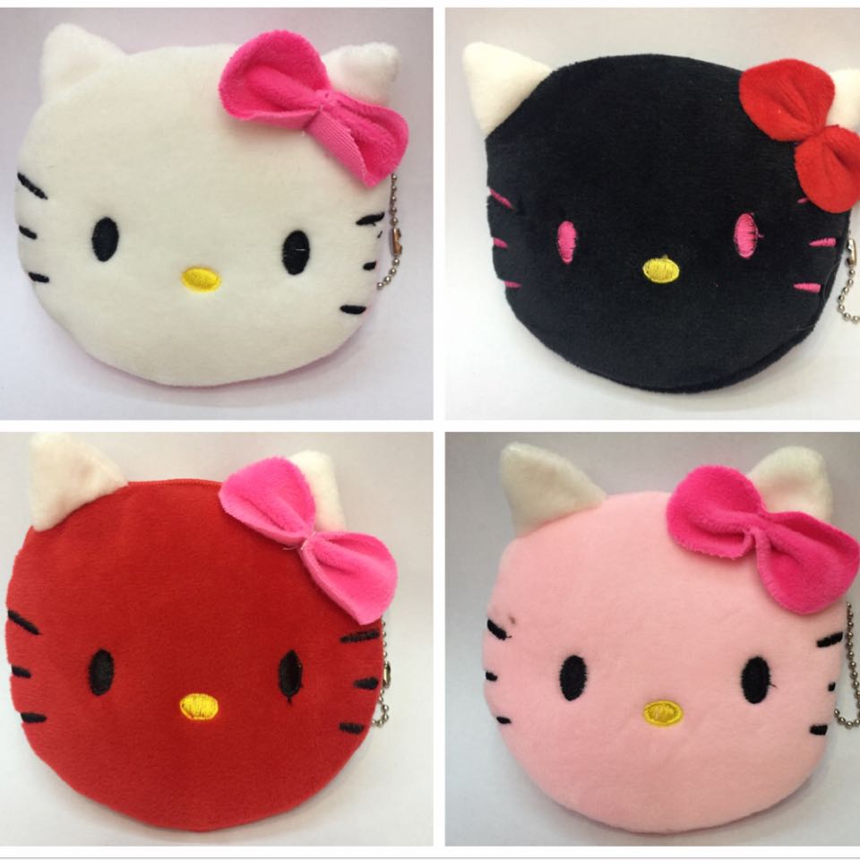 Plush bag, coin purse, embroidered wallet, cartoon wallet, children's coin purse, coin bag Specification image