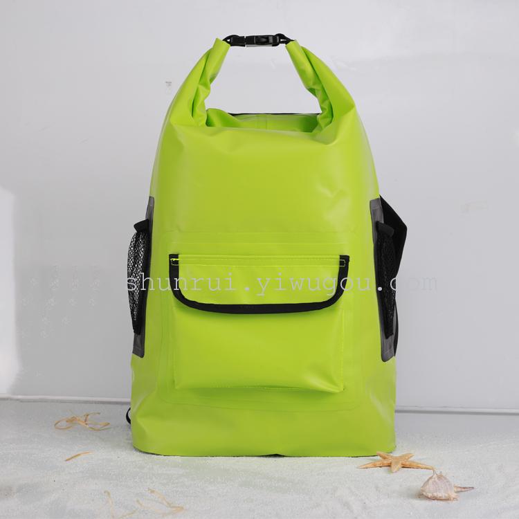 The new waterproof backpack is an essential item for mountain climbing, cycling and off-road adventures. It is made of eco-friendly PVC material and can be customized details Picture