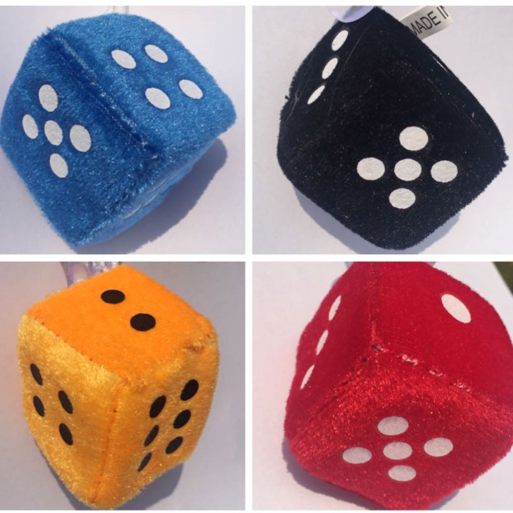 Plush dice dice pendant, dice number pendant Application Scenario